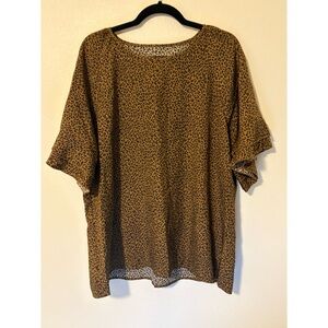 Leopard Print Women's Top